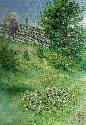 Carl Larsson flicka vid gardesgarden Germany oil painting artist